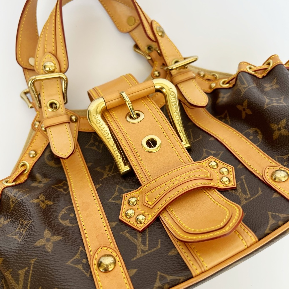 Authentic✅ Louis Vuitton Monogram Teda PM HandBag Satchel Brown M92399 Purse - Picture 9 of 12